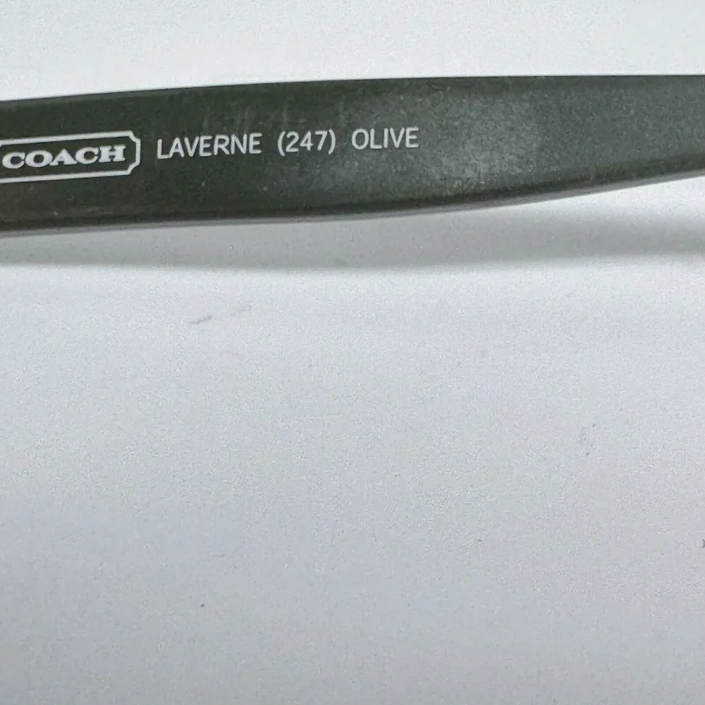 Coach Laverne 247 Olive Half Rim Eyeglasses Frames 50-18 135 Women H16020‎